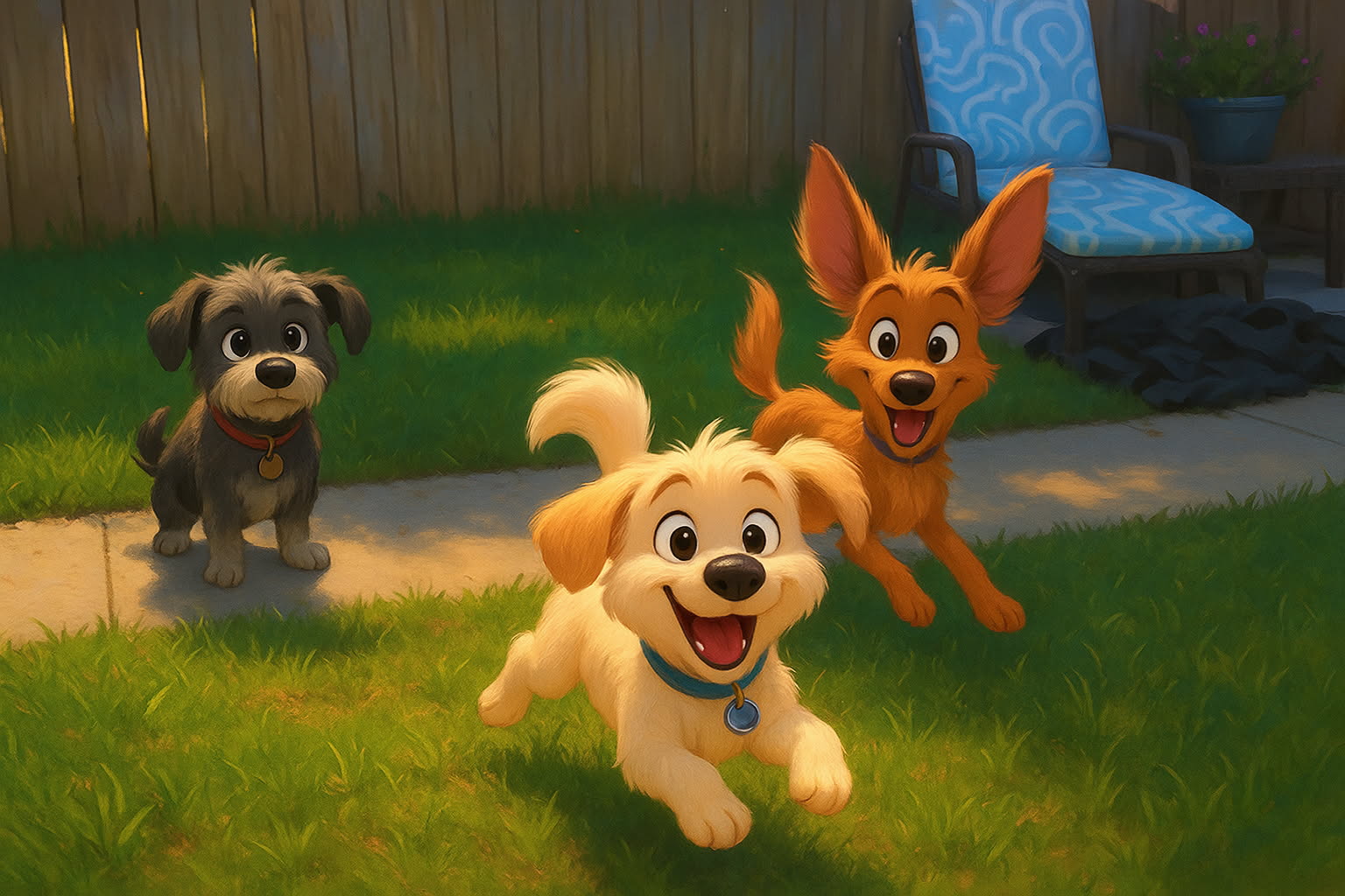 Mellow Mutts — happy dogs at play